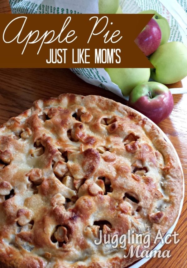 Apple Pie with text overlay.