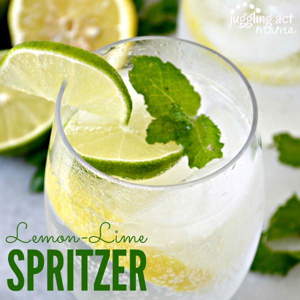 Lemon Lime Spritzer - a lovely crispy and bubbly drink
