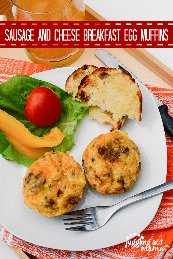 Sausage and Cheese Breakfast Egg Muffins 600 900