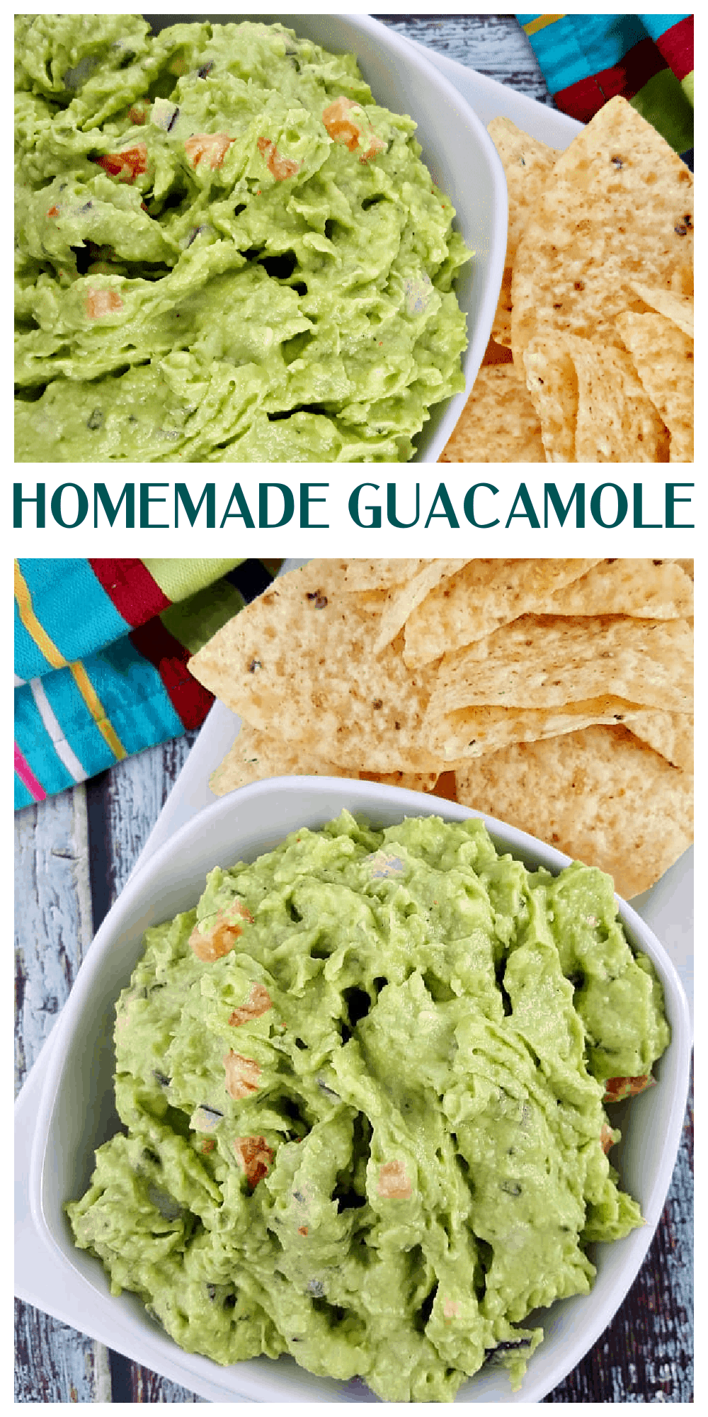 You can make restaurant-quality guacamole at home with this easy Homemade Guacamole recipe using fresh ingredients. via @jugglingactmama
