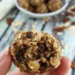 No Bake Chocolate Chip Energy Balls with Barleans Forti-Flax #ad #EatHealthyWithBarleans
