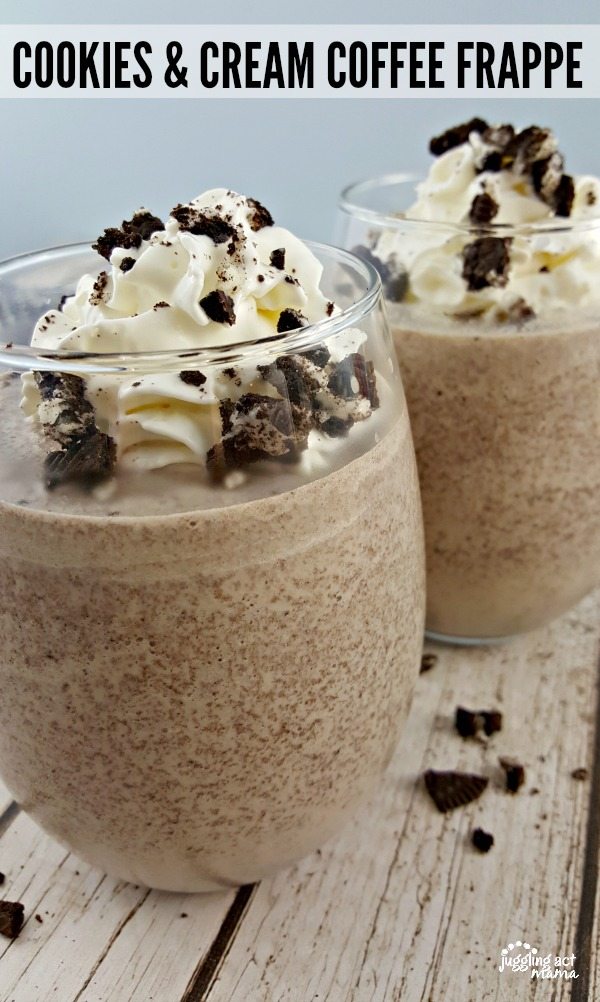 Cookies and Cream Coffee Frappe #ad #FrappeYourWay