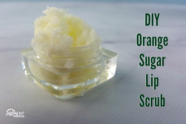 DIY Orange Sugar Lip Scrub