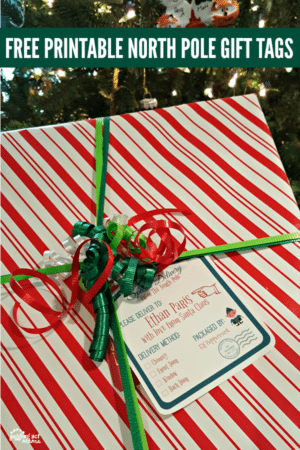 North Pole Printable Gift Tags - Juggling Act Mama