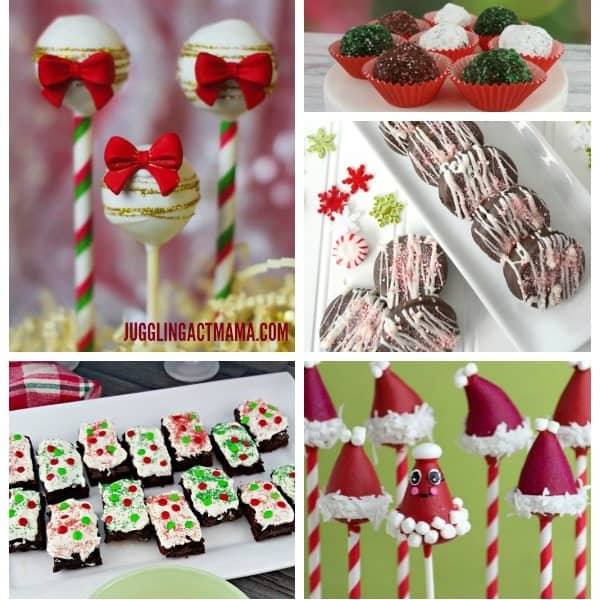 Collage of holiday recipes that can be given as gifts.