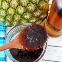Pineapple Bourbon BBQ Sauce #jugglingactmama