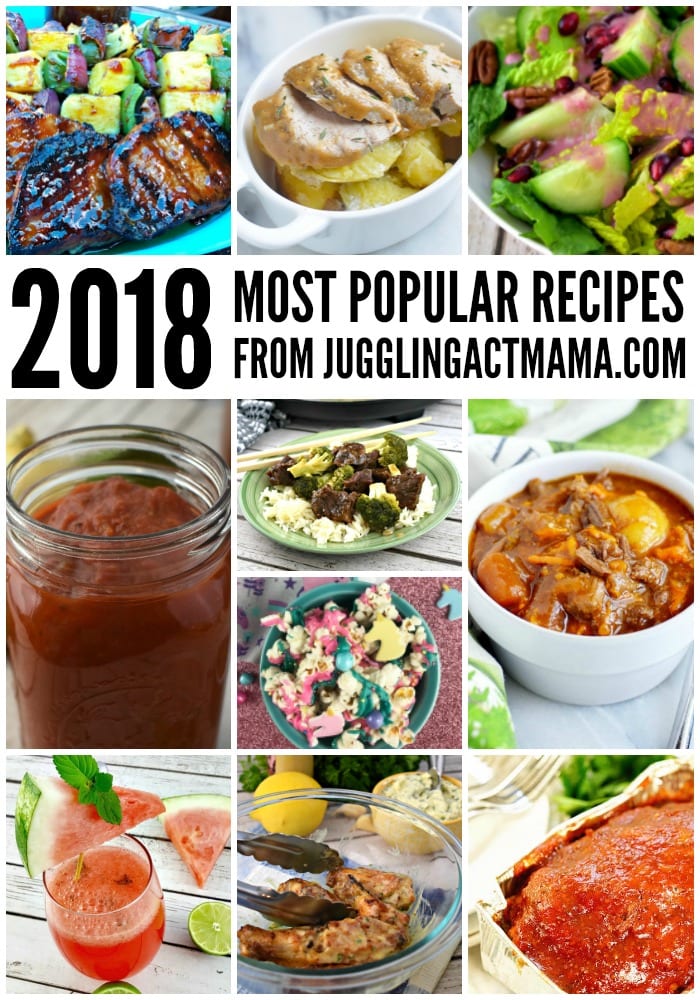 Best Recipes - 2018 Most Popular Recipes on Juggling Act Mama