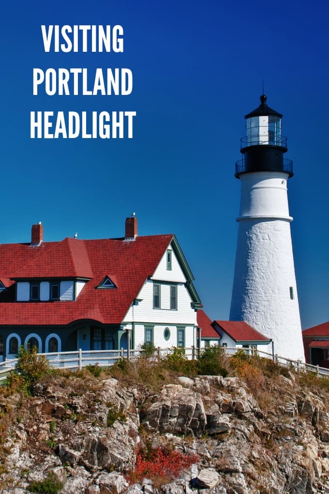 Image of Portland Head Lighthouse in Cape Elizabeth, Maine.