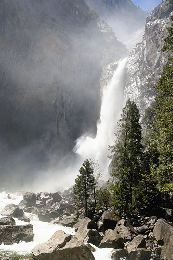 Yosemite Falls landscape