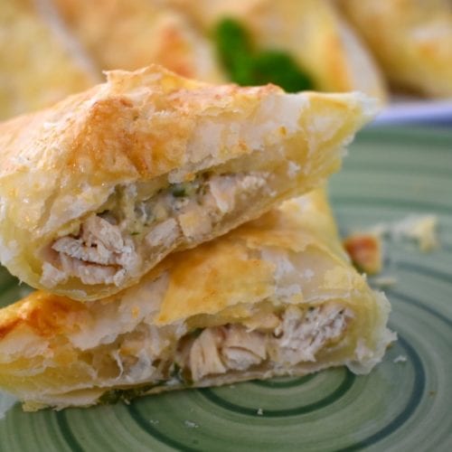 Easy Puff Pastry Chicken Pockets