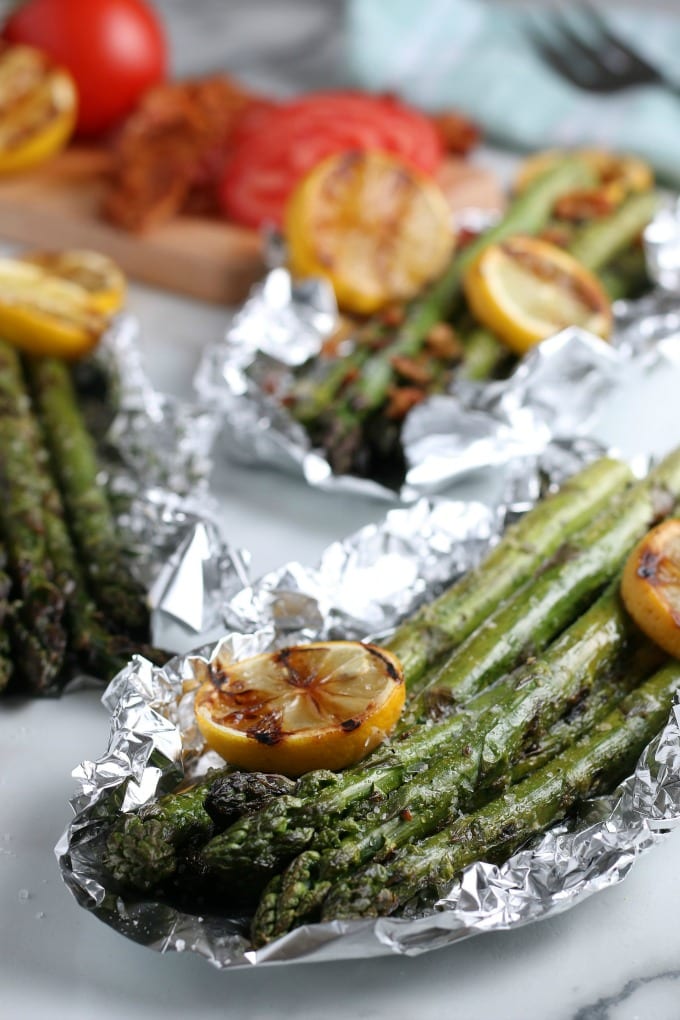 How to Grill Asparagus in Foil - Juggling Act Mama