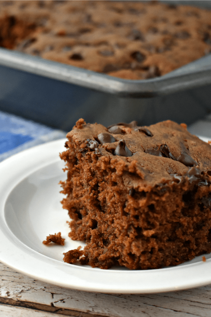 Delicious chocolate zucchini cake is a great way to get your kids to eat more vegetables. They'll never know. via @jugglingactmama