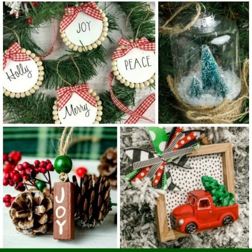 Dollar Store Ornaments | Cheap Christmas Crafts