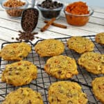 Close up of pumpkin butterscotch cookies.