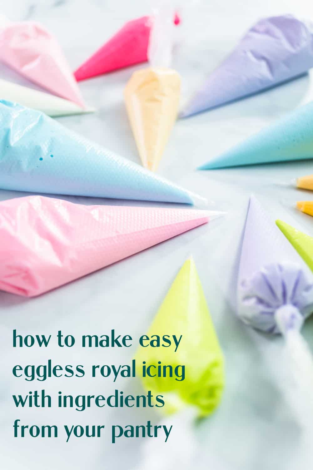 This Easy Vegan Royal Icing recipe is a cinch to make and takes just 4 ingredients you probably already have in your pantry! via @jugglingactmama