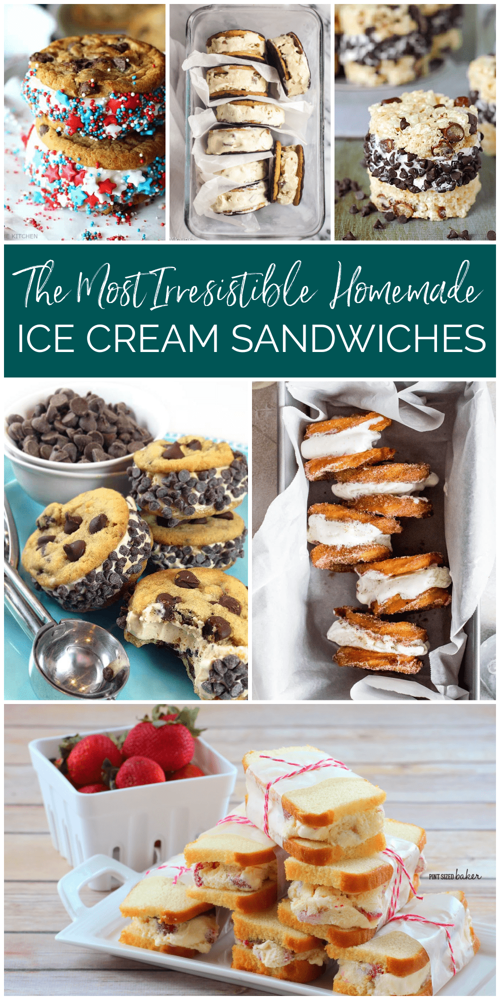 Irresistible Ice Cream Sandwiches are the quintessential summertime treat, and we've got tons of recipes for you to choose from! via @jugglingactmama