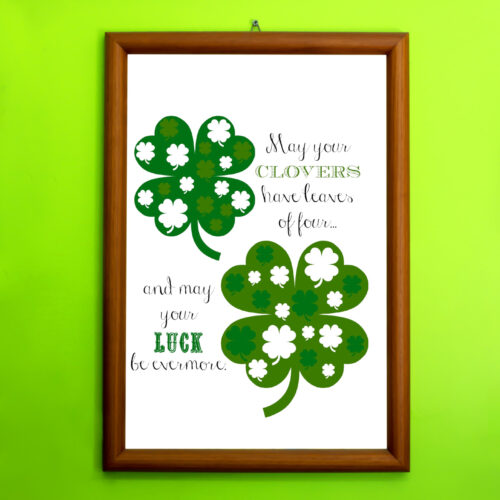 St. Patrick's Day Poem Printable.