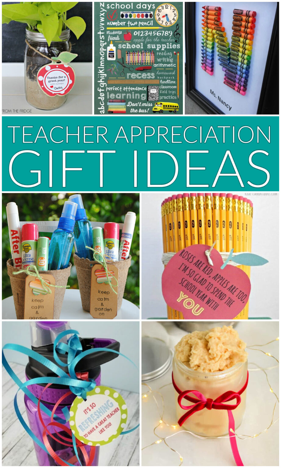 DIY Gift Ideas for Teacher Appreciation - Updated for 2024 - Juggling ...
