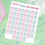 Weekly Saving Vacation Fund Printable.