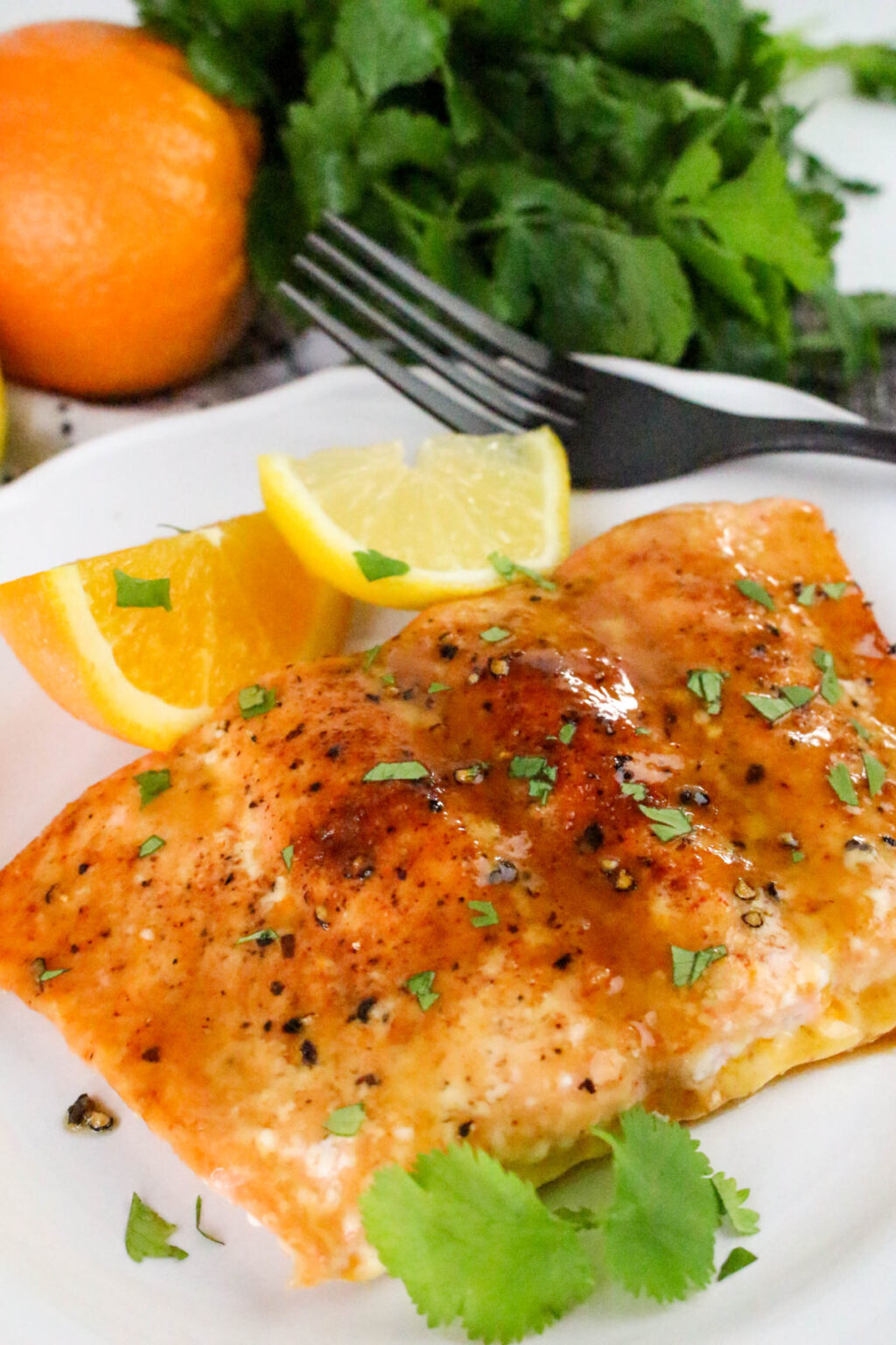 Quick Citrus Glazed Salmon - Juggling Act Mama