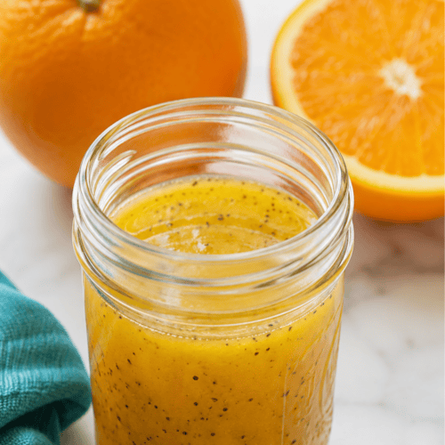 dressing with orange juice and honey Orange Vinaigrette